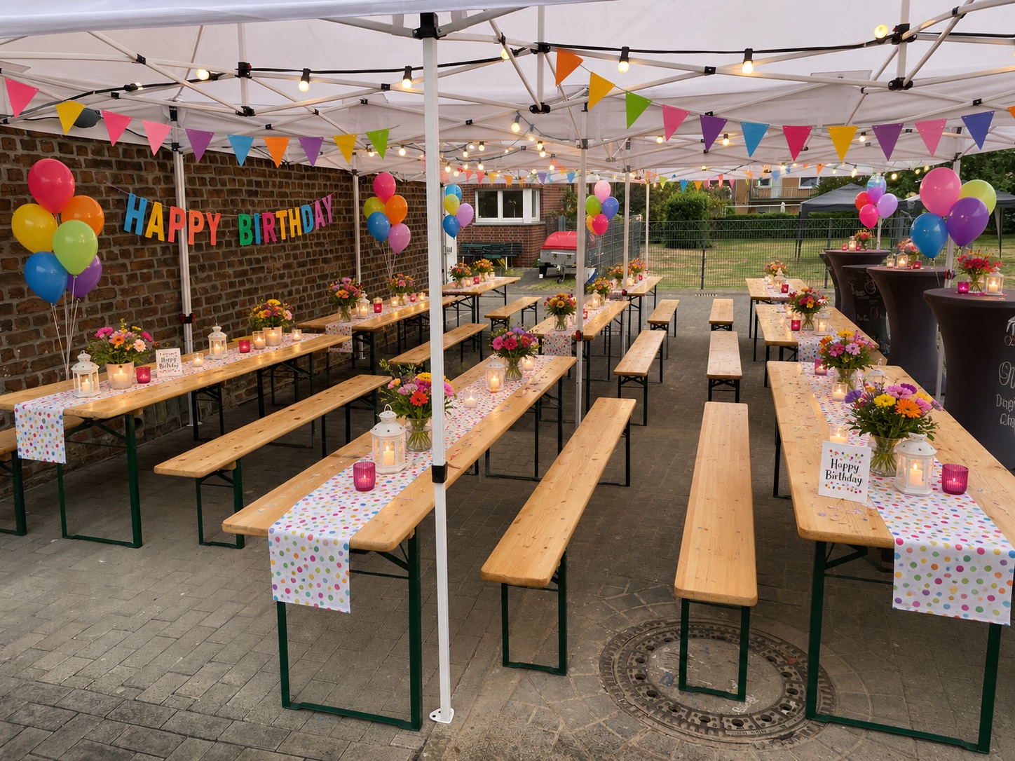 Bunte Geburtstagsfeier